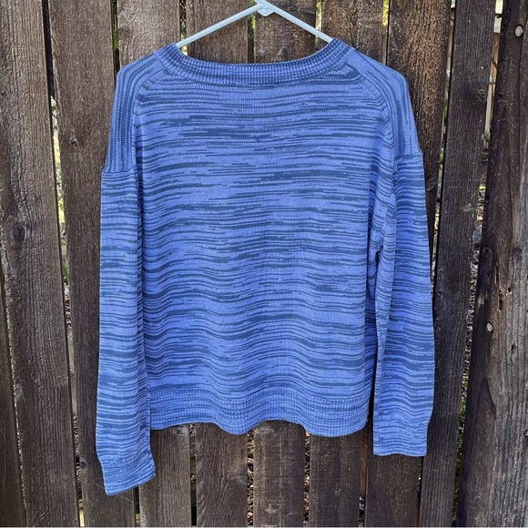Everlane Wm’s Space Dyed Rib Trim Crewneck Sweater Sz M - Picture 2 of 8
